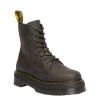 Buty Dr. Martens Jadon Charcoal Grey Burnished Waxy Pull Up 31985057